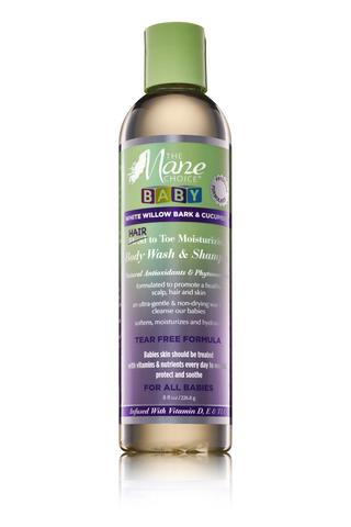 The Mane Choice White Willow Bark & Cucumber Baby Hair to Toe Wash & Shampoo